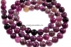 Crazy purple agate, round , 6mm