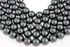 Perle Swarovski, dark grey, 8mm - x50