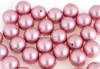 Perle Swarovski cu un orificiu, powder rose, 8mm - x2