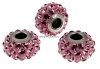 Swarovski, becharmed pave antique pink, 15mm - x1