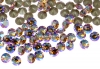 Swarovski, chaton pp10, light col. topaz shimmer, 1.6mm - x20