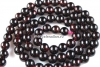 Red garnet, round, 4.6mm