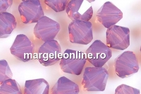 Swarovski, margele bicone, cyclamen opal, 6mm - x10