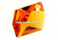 Swarovski, cosmic diamond pendant, topaz, 14mm - x1