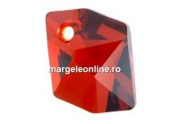 Swarovski, cosmic diamond pendant, red magma, 20mm - x1