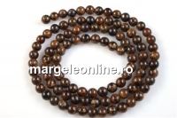 Bronzite, round, 6.3mm