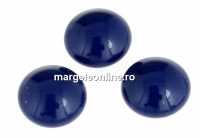 Swarovski, cabochon perla cristal, dark lapis, 8mm - x2