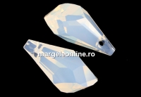 Swarovski, pandantiv poligon, white opal, 13mm - x1