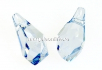 Swarovski, pandantiv picatura poligon, blue shade, 13mm - x1