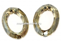 Swarovski, cosmic oval fancy, golden shadow CAL, 15x11mm - x1