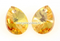 Swarovski, pandantiv picatura, metallic sunshine, 8mm - x4