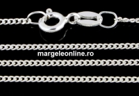 Chain, 925 silver, 1.4mm, 42cm - x1