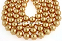 Swarovski pearls, bright gold, 16mm - x1