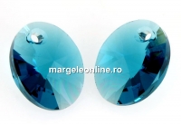 Swarovski, pandantiv oval, indicolite, 10mm - x1