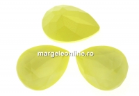 Swarovski, fancy picatura, powder yellow, 14x10mm - x1