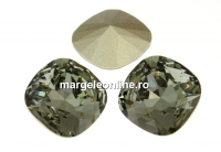 Swarovski, fancy square, black diamond, 10mm - x1