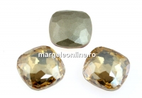 Swarovski 4483, fantasy cushion, golden shadow, 10mm - x1