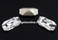 Swarovski 4595, Elongated Imperial, crystal, 12x6mm - x1