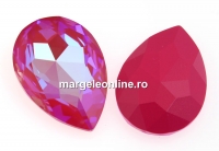 Swarovski, rivoli cabochon, lotus pink delite, 30x20mm - x1