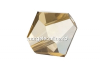 Preciosa, margele bicone, crystal golden flare full, 4mm - x40