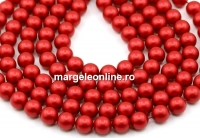 Perle Swarovski, rouge, 12mm - x10