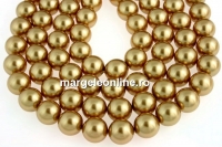 Perle Ideal premium, bright gold, 8mm - x50