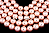 Perle Ideal premium, peach, 8mm - x50