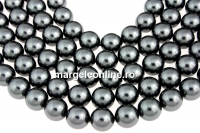 Perle Ideal premium, dark grey, 8mm - x50