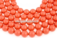 Perle Ideal premium, coral, 6mm - x50