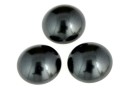 Swarovski, cabochon perla cristal, black, 10mm - x2