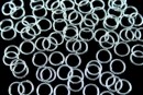 Jump rings, 925 silver, 3.2x0.5mm - x10