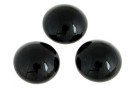 Swarovski, cabochon perla cristal, mystic black, 8mm - x2