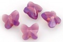 Swarovski, margele fluture, cyclamen opal, 8mm - x2