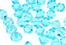 Swarovski, margele bicone, light turquoise, 4mm - x20