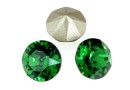 Swarovski, chaton PP10, dark moss green, 1.6mm - x20