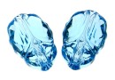 Swarovski, scarabeus bead aquamarine, 12mm - x1
