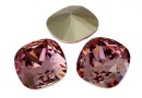 Swarovski, fancy square, antique pink, 8mm - x1