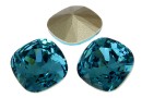 Swarovski, fancy square, indicolite, 8mm - x1