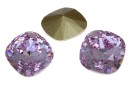 Swarovski, fancy square, violet, 8mm - x1