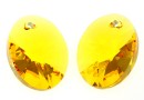 Swarovski, pandantiv oval, sunflower, 10mm - x1