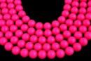 Perle Swarovski, neon pink, 14mm - x2