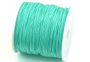 Bobina snur matase pentru bratari, verde menta, 0.9mm - x90m