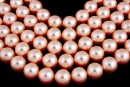 Perle Ideal premium, rose peach, 6mm - x50